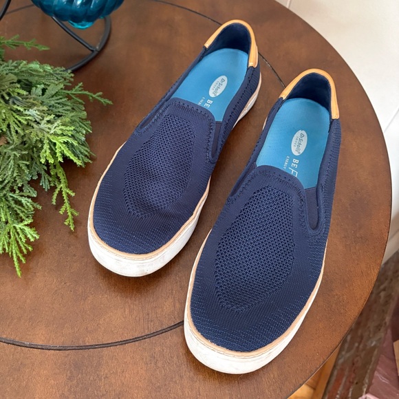 Dr. Scholl's Navy Slip-On Sneakers - Picture 2 of 4